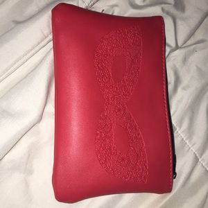 Ipsy red Makeup bag
